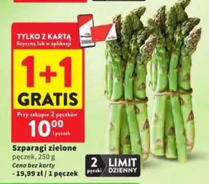 Szparagi zielone pęczek