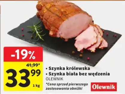 Szynka biała bez wędzenia