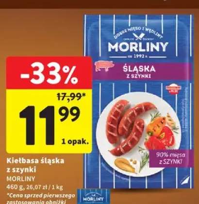 Kiełbasa śląska z szynki