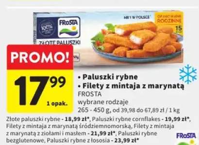 Filety z mintaja z marynatą