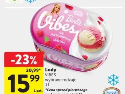 Lody Vibes wybrane rodzaje