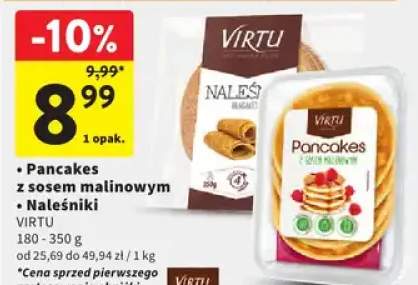Pancakes z sosem malinowym