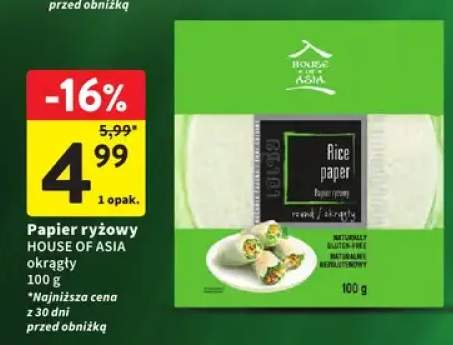 Papier ryżowy okrągły