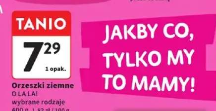 Orzeszki ziemne O LA LA! wybrane rodzaje