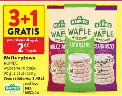 Wafle ryżowe wybrane rodzaje