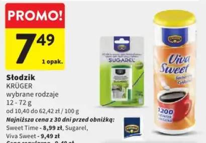 Słodzik wybrane rodzaje