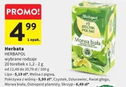 Herbata wybrane rodzaje