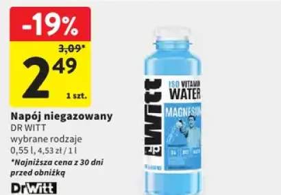 Napój niegazowany wybrane rodzaje