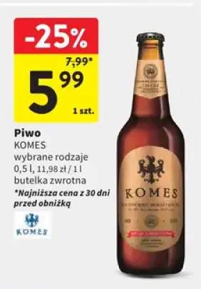 Piwo wybrane rodzaje butelka zwrotna