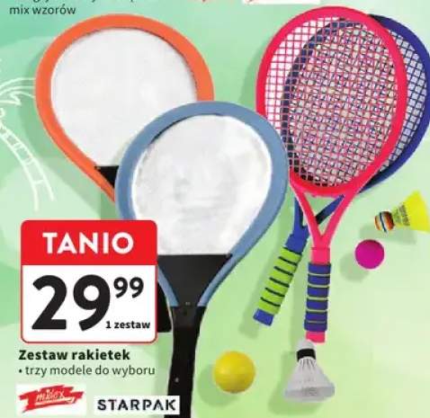 Zestaw rakietek trzy modele do wyboru