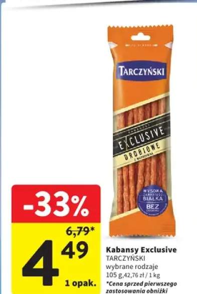 Kabanosy Exclusive wybrane rodzaje