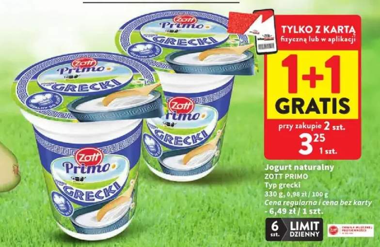 Jogurt naturalny zott primo typ grecki 330g