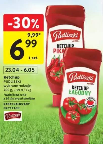 Ketchup Pudliszki łagodny