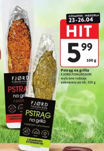 Pstrąg na grilla Fjord Fiskursson z papryką