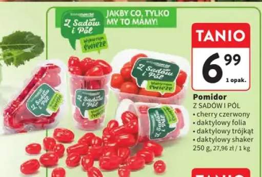 Pomidor z sadów i pól cherry czerwony