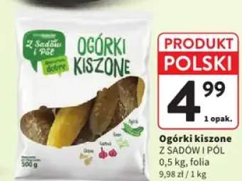 Ogórek kiszony z sadów i pól