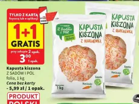 Kapusta kiszona z sadów i pól