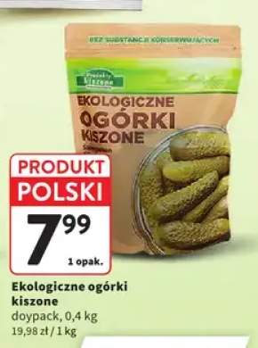 Ekologiczne ogórki kiszone