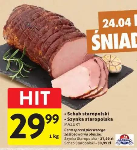 Schab staropolski szynka staropolska