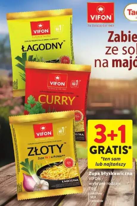 Zupa błyskawiczna Vifon wybrane rodzaje 70g