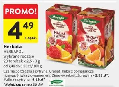 Herbata wybrane rodzaje