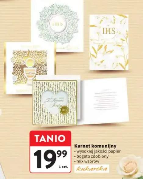 Karnet komunijny mix wzorów
