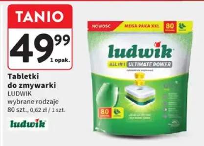 Tabletki do zmywarki Ludwik wybrane rodzaje 80szt.