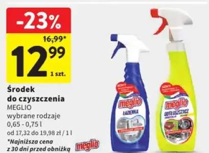 Środek do czyszczenia Meglio wybrane rodzaje 0,65-0,75l