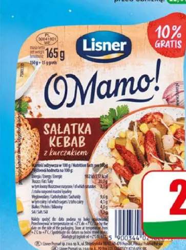 sałatka z kebabem
