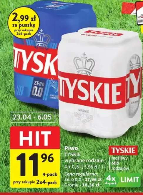 Piwo tyskie wybrane rodzaje