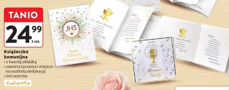 Książeczka komunijna mix wzorów