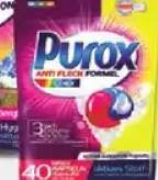 Kapsułki do prania Purox wybrane rodzaje 40szt.