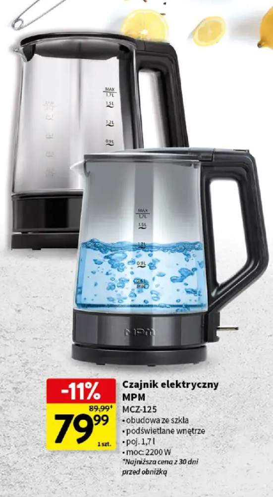 Czajnik elektryczny MCZ-125 1szt.