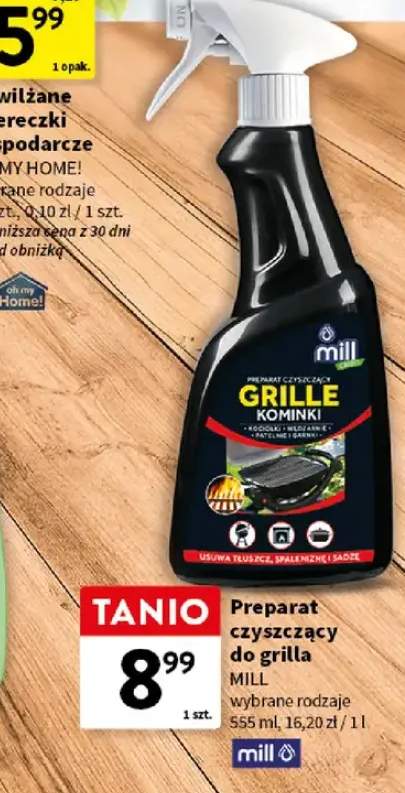 Preparat czyszczący do grilla mill wybrane rodzaje