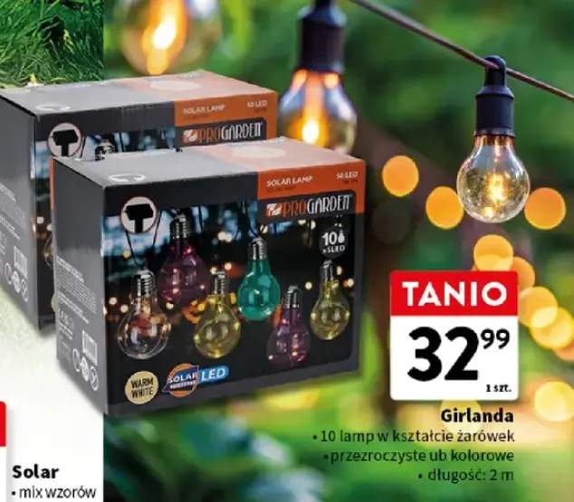 Girlanda 10 lamp w kształcie żarówek