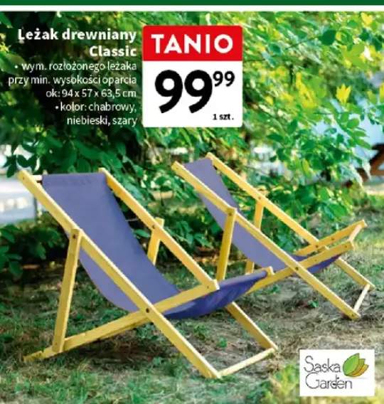 Leżak drewniany Classic