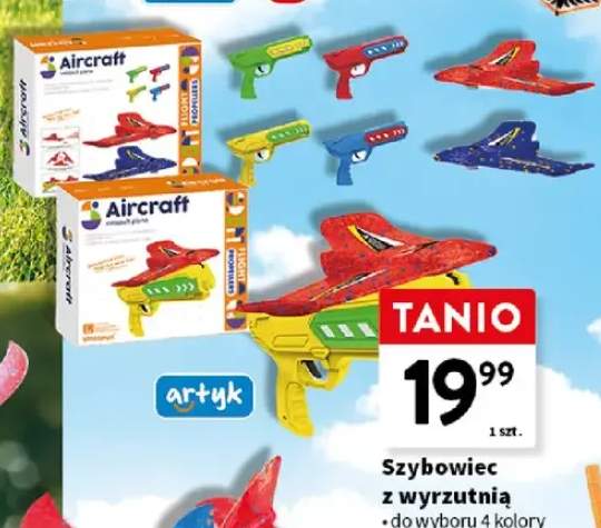 Szybowiec z wyrzutnią do wyboru 4 kolory