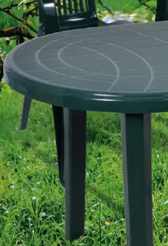 Stół plastikowy owalny
