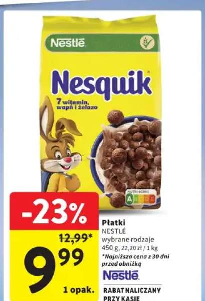 Płatki nestle nesquik