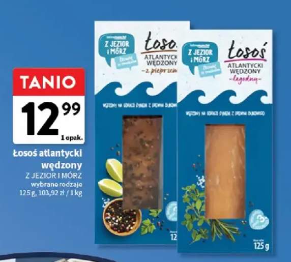 Łosoś atlantycki wędzony z pieprzem Z Jezior i Mórz