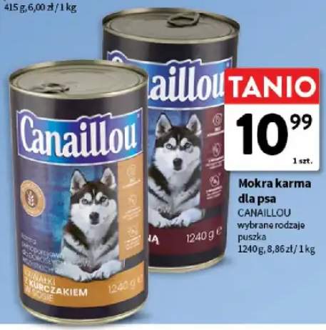 Mokra karma dla psa Canaillou puszka