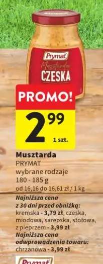 Musztarda Prymat czeska