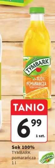 Sok 100% pomarańcza Tymbark