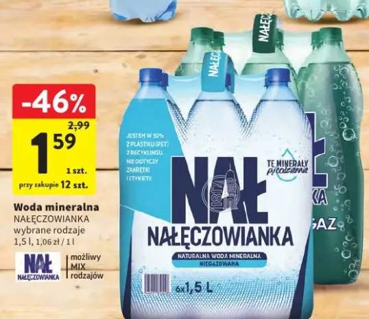 Woda mineralna Nałęczowianka