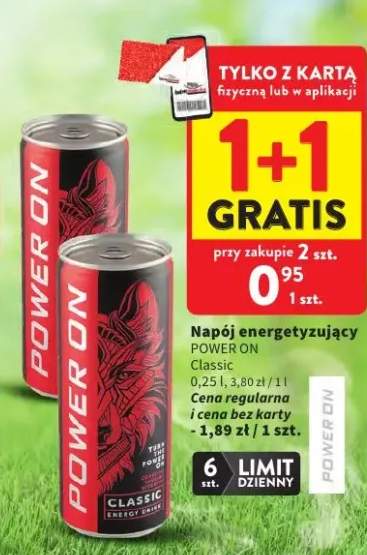 Napój energetyzujący Power On Classic