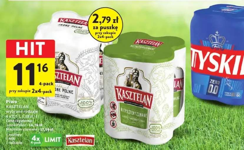 Piwo Kasztelan Jasne Pełne