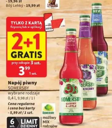 Napój piwny Somersby