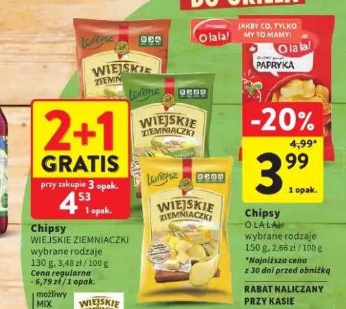 Chipsy Wiejskie Ziemniaczki Lorenz