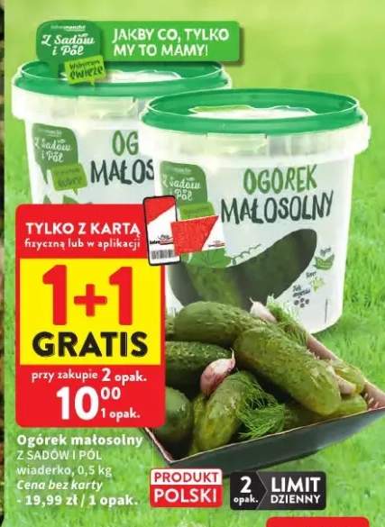 Ogórek małosolny Z Sadów i Pól