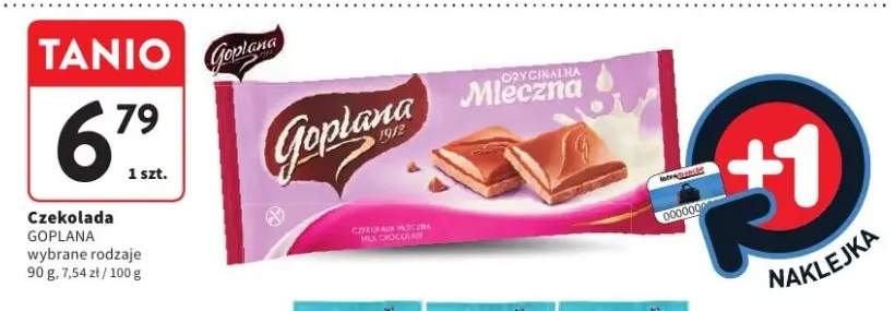 Czekolada Goplana mleczna